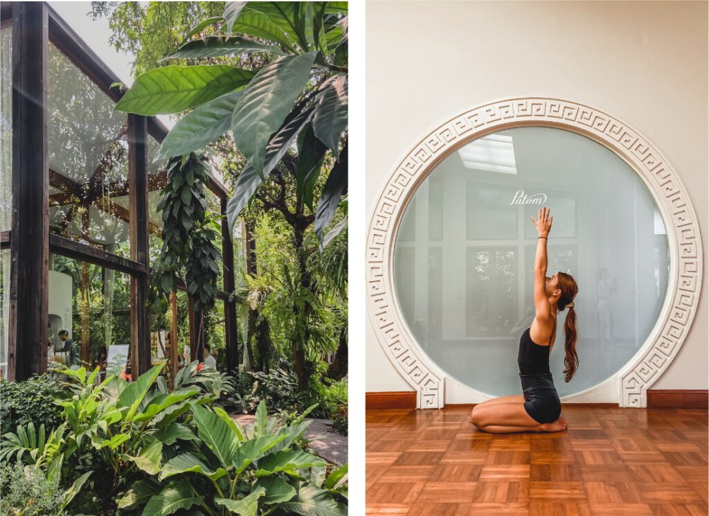 The Yogashala at Patom Organic Living feels like an oasis in the big city of Bangkok. A place to breathe, unwind and slow down and forget the fast paced lifestyle of the urban environment.
